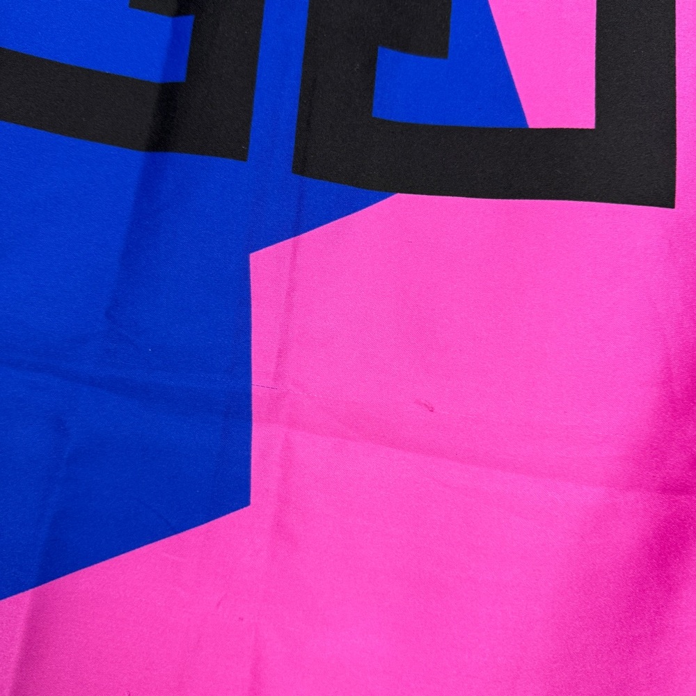 Givenchy Parfums Polyester Logo Colorblock Scarf - image 4